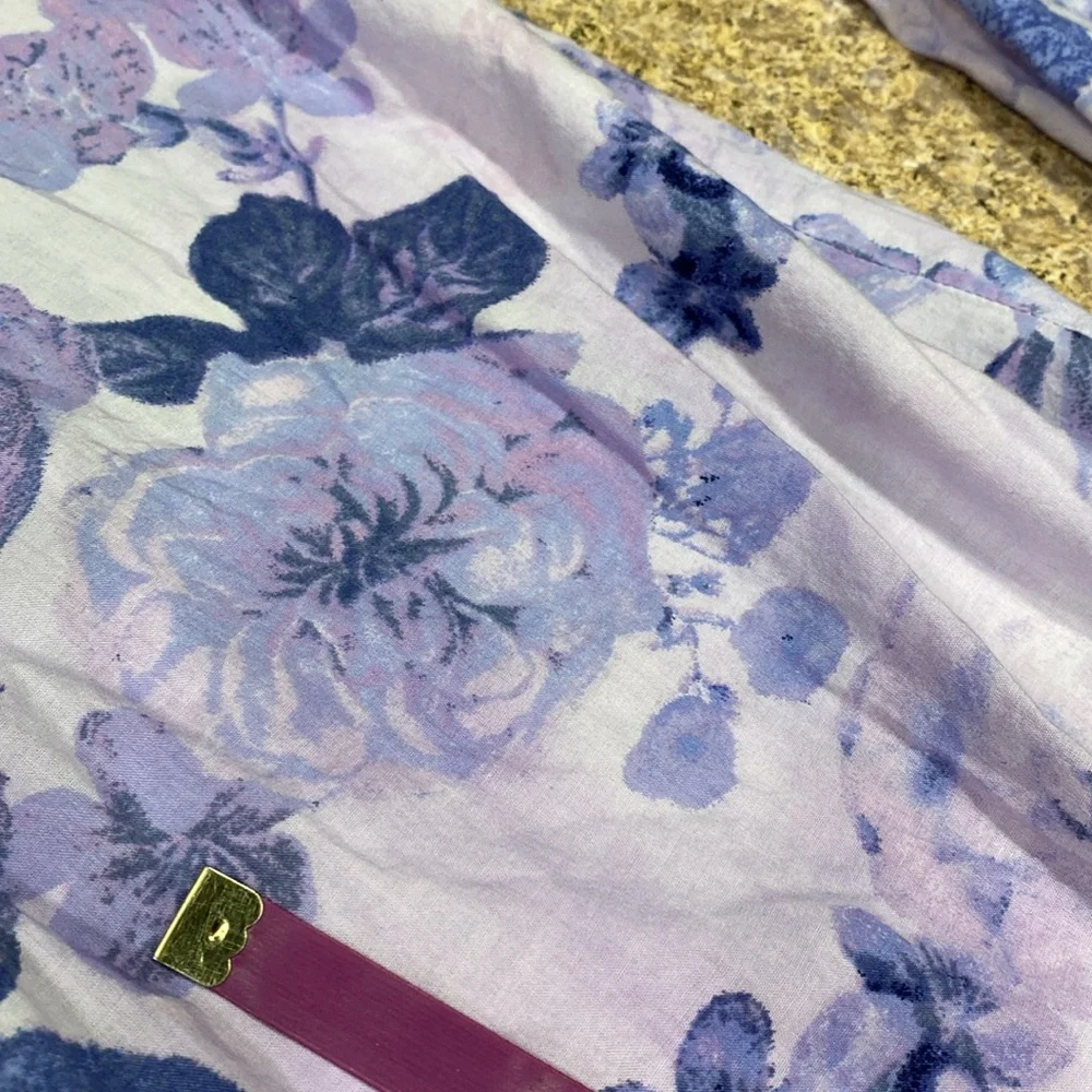 Victoria’s Secret Pajama Bottoms Pants Floral Lightweight Large